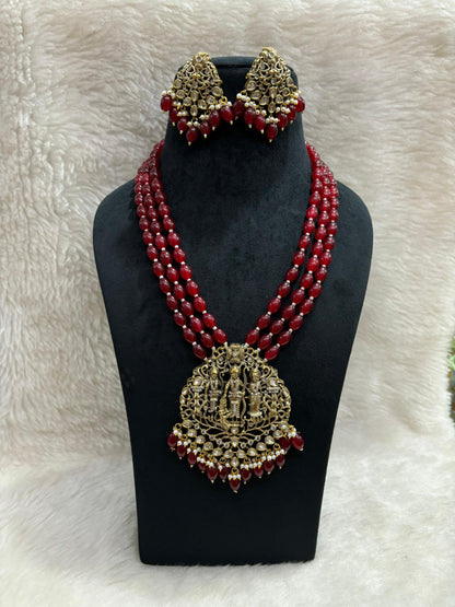 Victorian Finishing Ram Darbar Beads Set