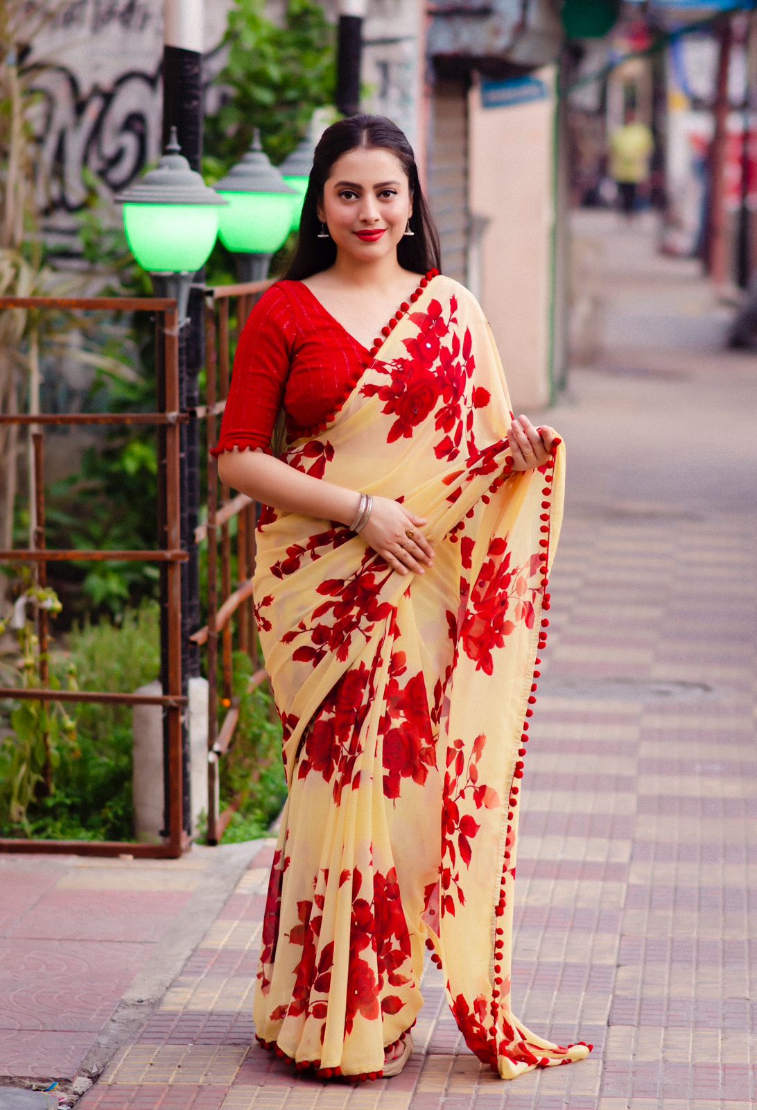 DEVBHUMI soft georgette saree