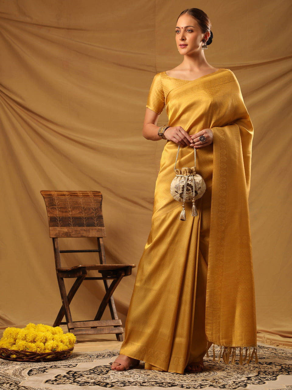 Elegant Beautiful KuberPattu Silk Saree