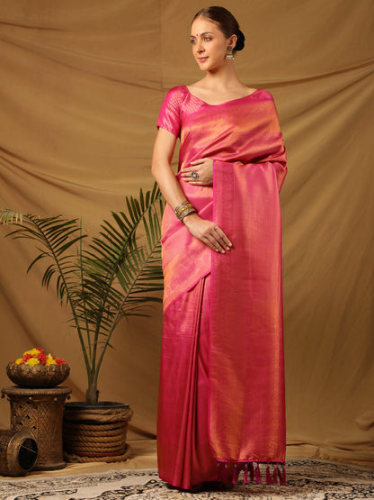 Elegant Beautiful KuberPattu Silk Saree