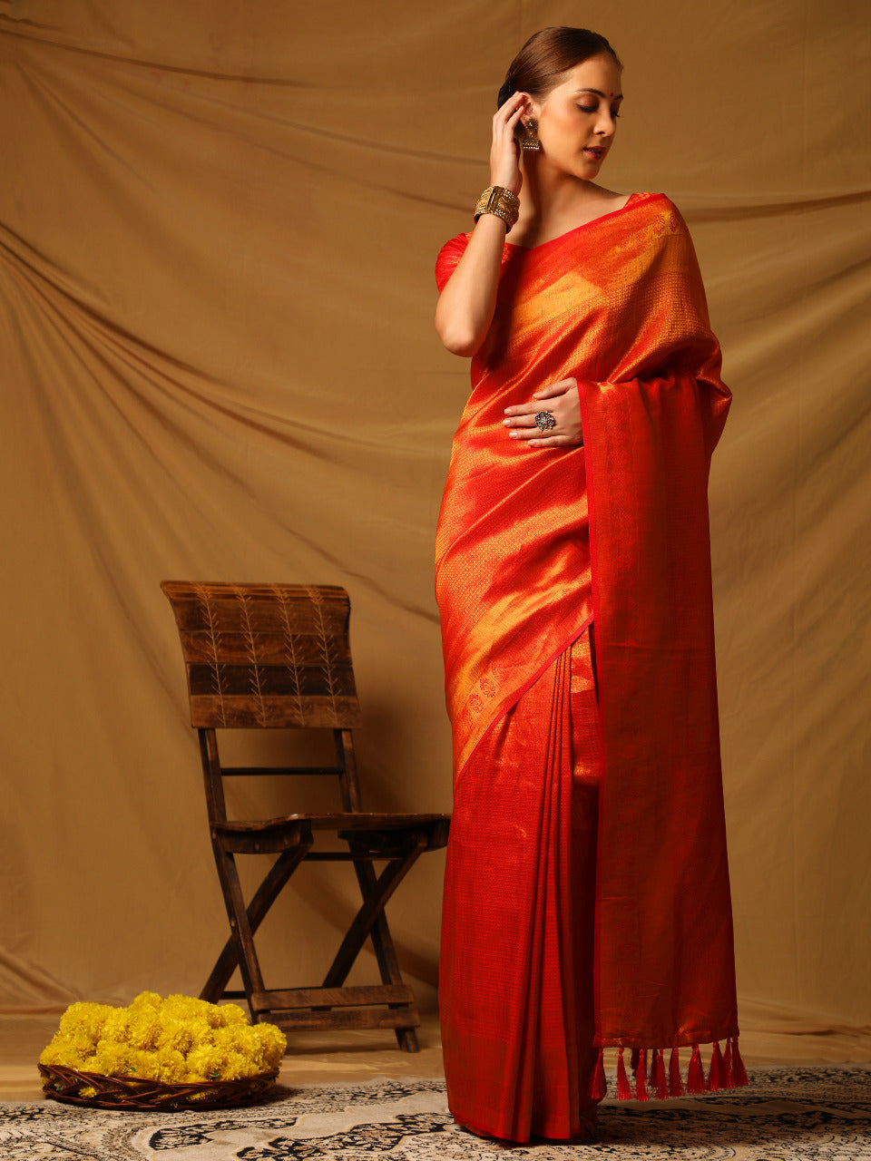 Elegant Beautiful KuberPattu Silk Saree