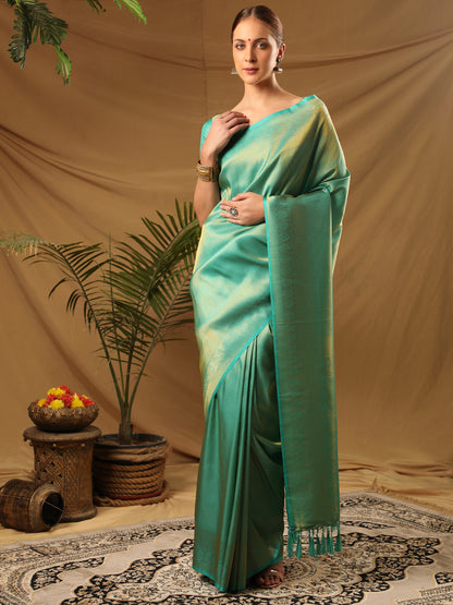 Elegant Beautiful KuberPattu Silk Saree