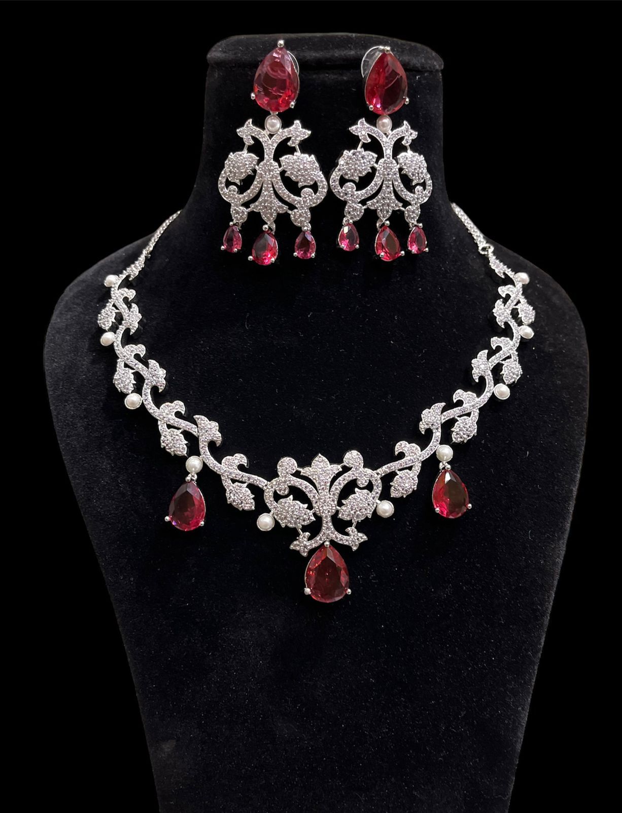 Beautiful CZ Necklace Set