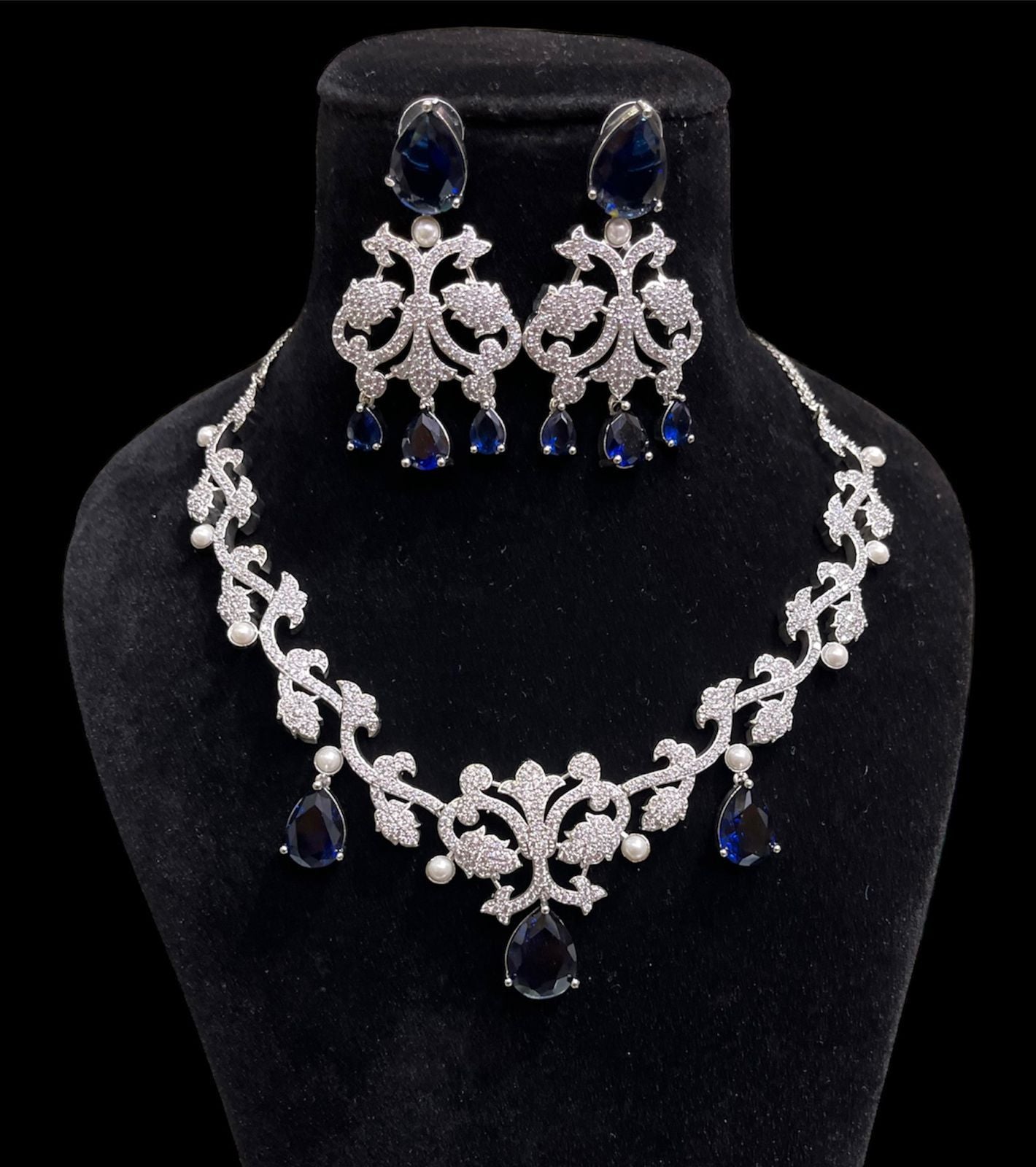 Beautiful CZ Necklace Set