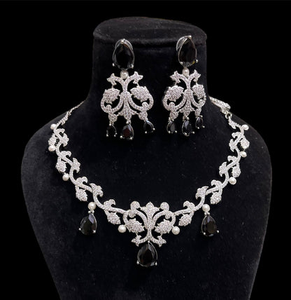 Beautiful CZ Necklace Set