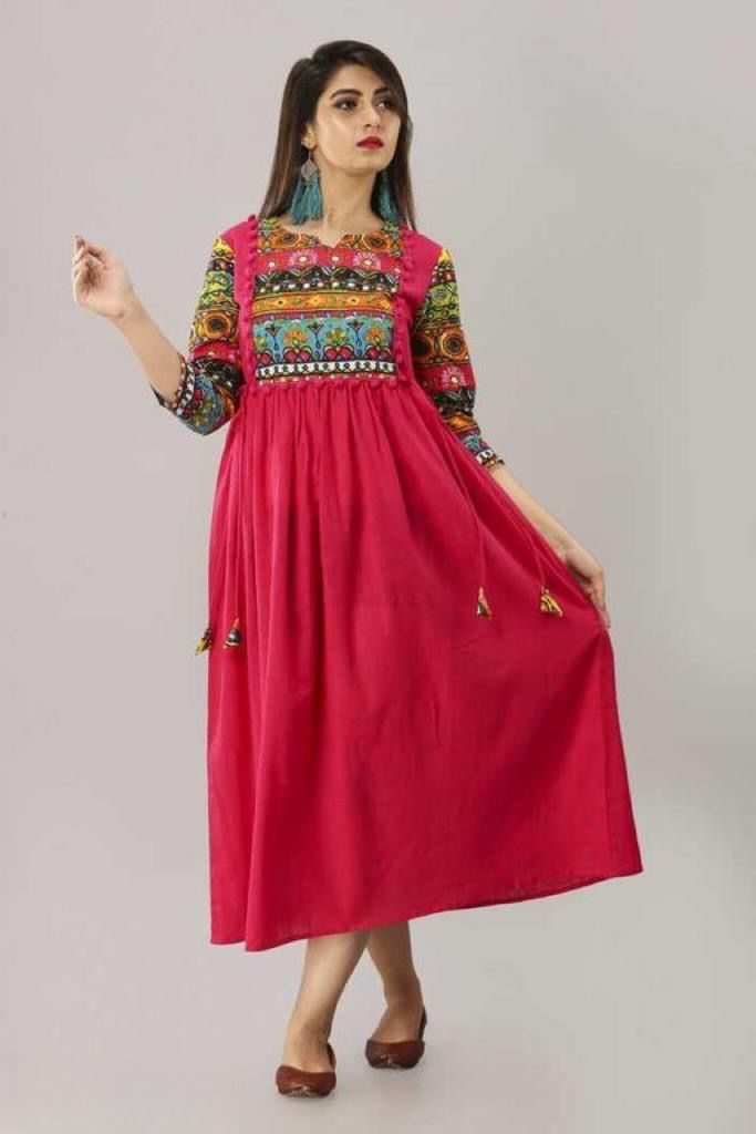 Soft Reyon Digital Print Kurties