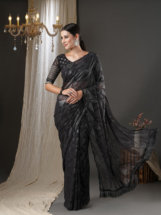 Soft Georgette Saree With Digital Printing