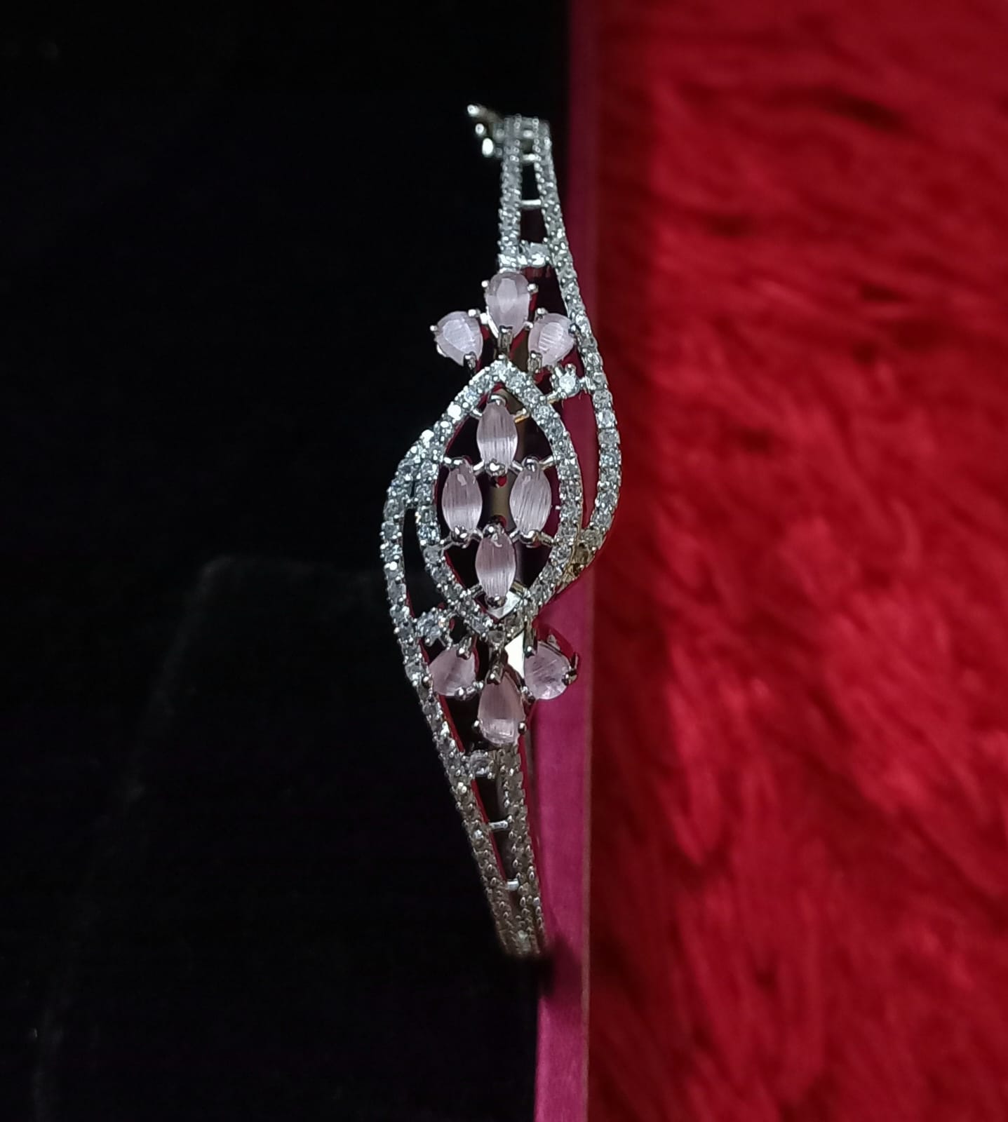 Beautiful Trending CZ Openable Kada Bracelet