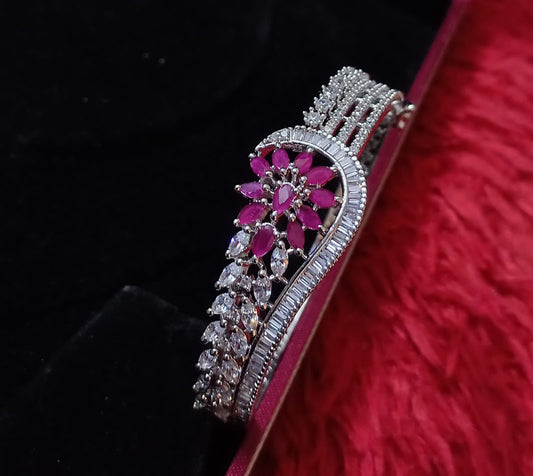 Beautiful CZ Openable Kada Bracelet