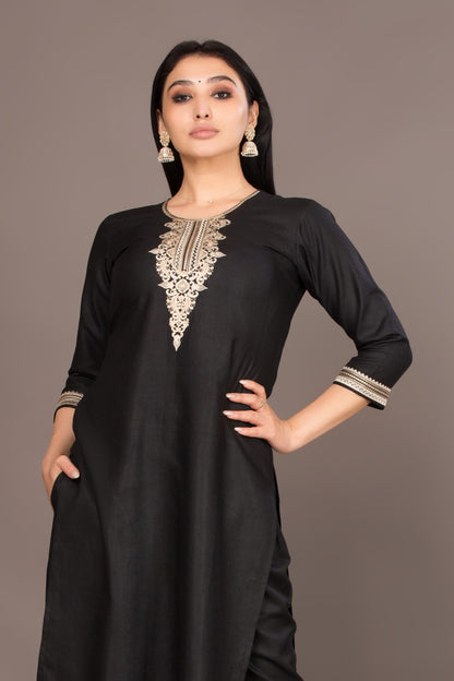 Designer Printed Kurti Set With Duppatta