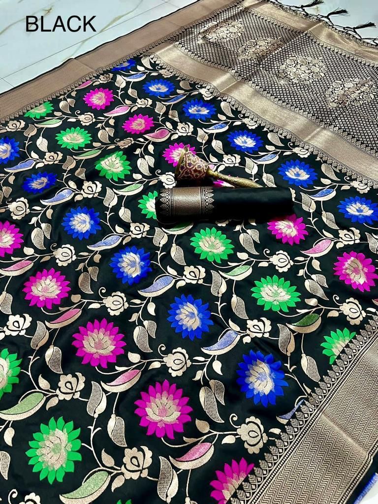 Designer Soft Kanchivaram Silk Saree With Full Zari Work