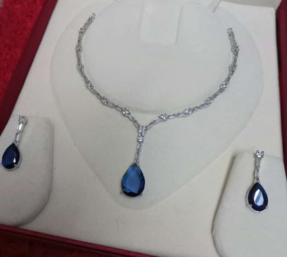 Beautiful CZ Celebrity Inspired Necklace Set