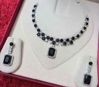 Beautiful Designer CZ Necklace Set