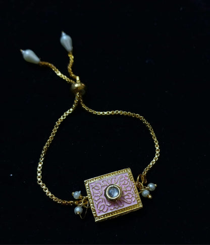 Beautiful Kundan Chain Bracelet