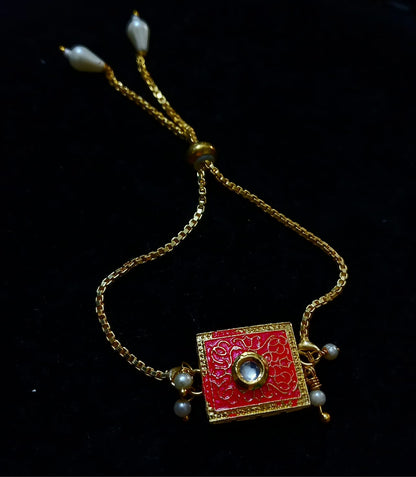 Beautiful Kundan Chain Bracelet