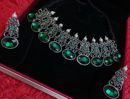 Beautiful German Silver Choker Set