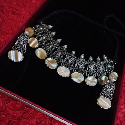 Beautiful German Silver Choker Set