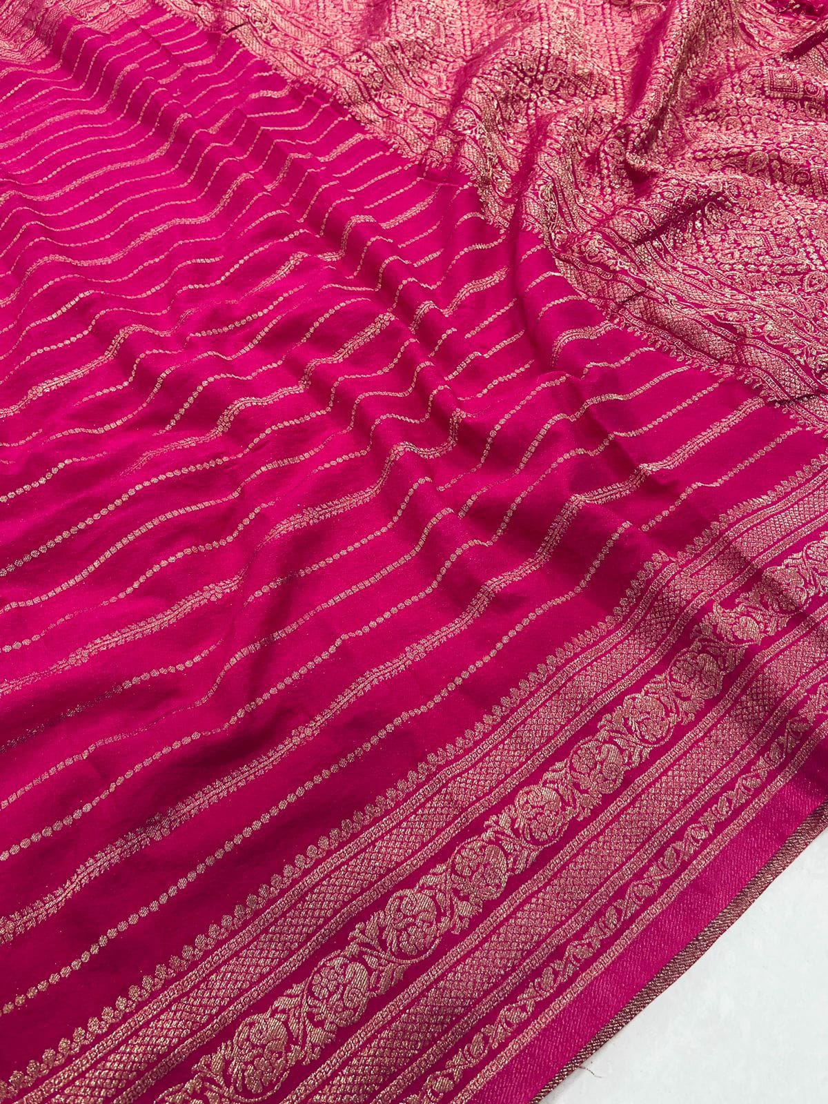 Soft Georgette Saree With Sequence Zari Work