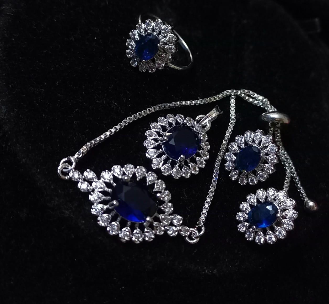 Beautiful CZ Bracelet Set Combo