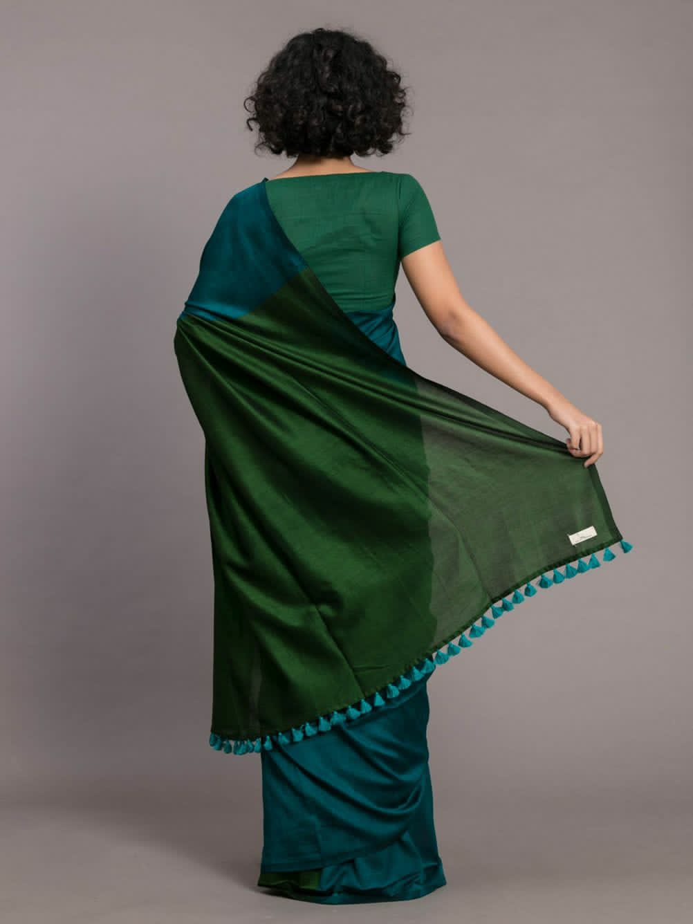 Pure Soft Plain Cotton Saree