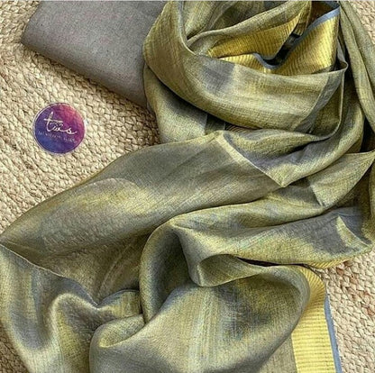 Soft Tissue Linen Saree