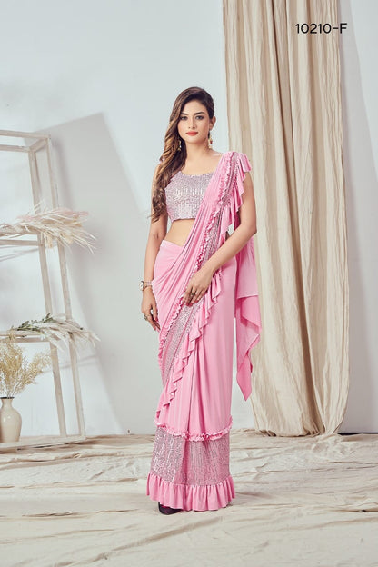 Ready to Wear Georgette Sequenced Saree