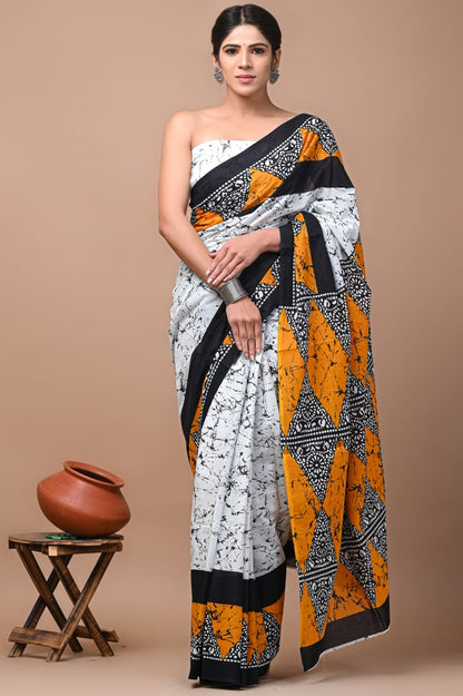 Soft MulMul Cotton Saree