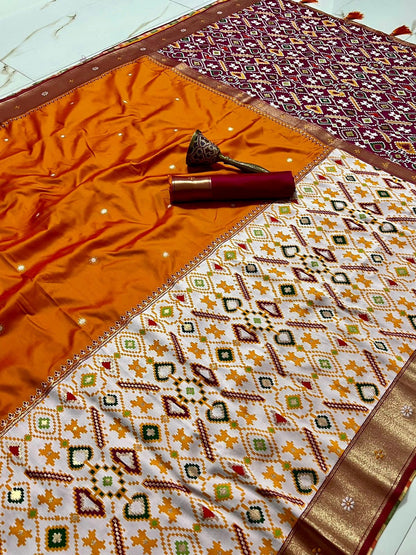 Soft Banaras Silk Saree With Minakari Zari Work