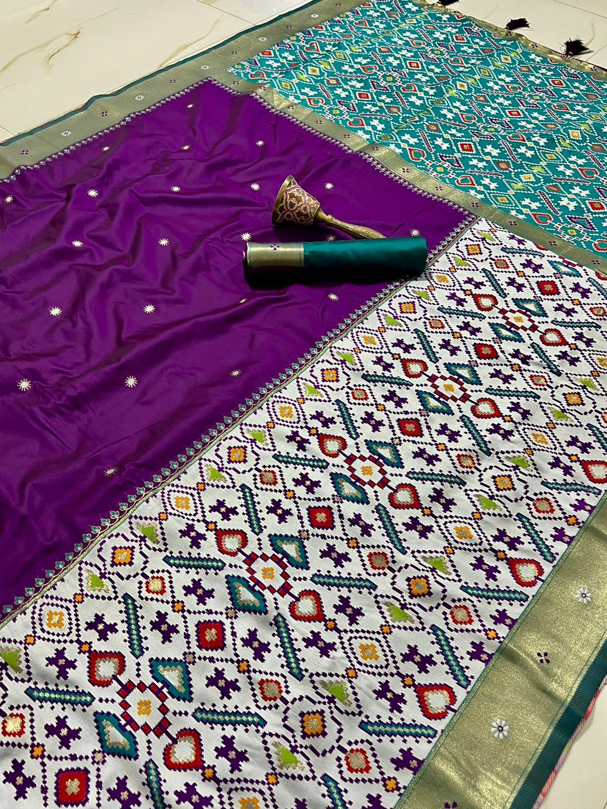 Soft Banaras Silk Saree With Minakari Zari Work