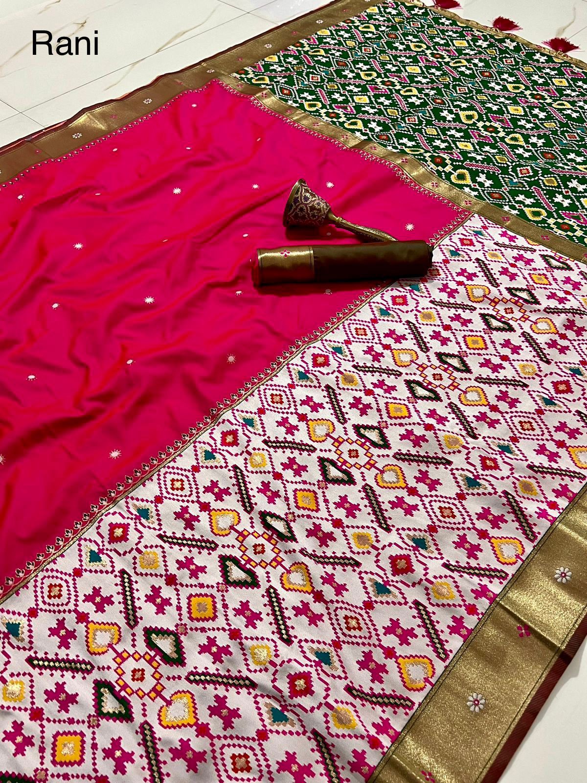 Soft Banaras Silk Saree With Minakari Zari Work