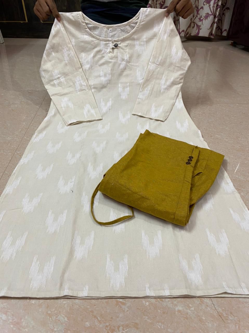 Soft Cotton Kurti With Booth Side Pocket Pant