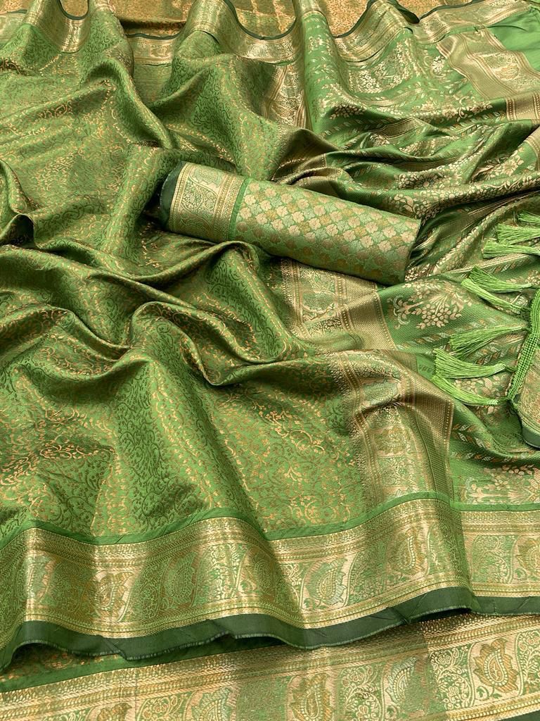 Arasi Soft Tissue Banarasi Silk Dharmavaram Pattu Exclusive Edition  Designer Saree