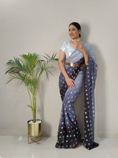 Soft Georgette Ready To Wear Saree