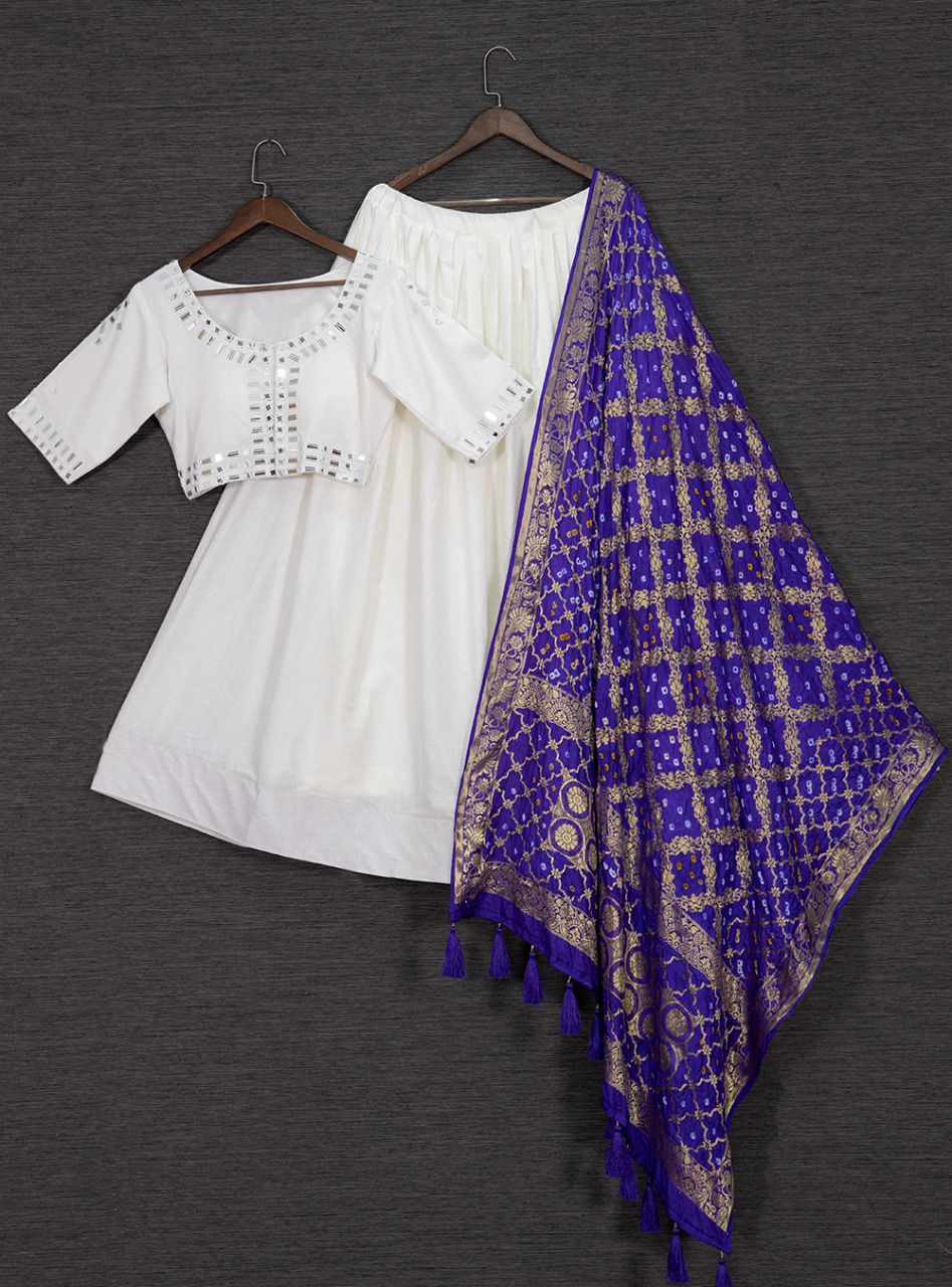 Buy Designer Sarees, Salwar Kameez, Kurtis & Tunic and Lehenga Choli.Classy  Off White & Royal Blue Party Wear Salwar Kameez