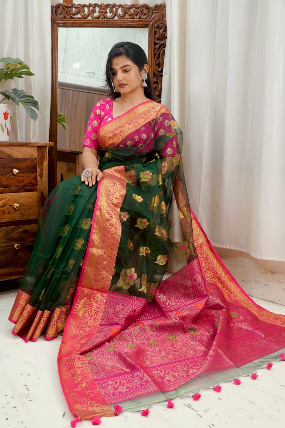 Reshom Banarasi Silk Saree