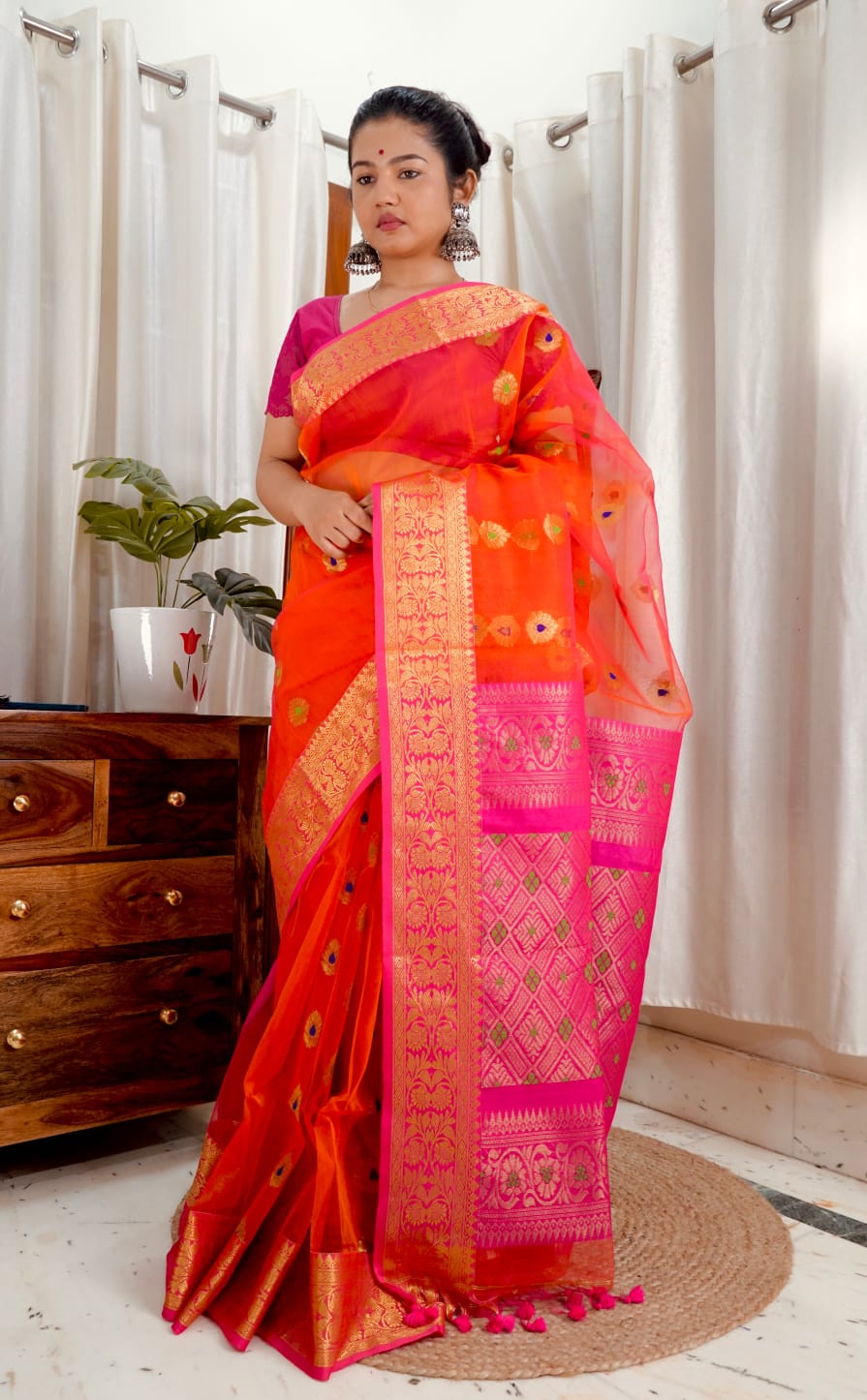 Reshom Banarasi Silk Saree