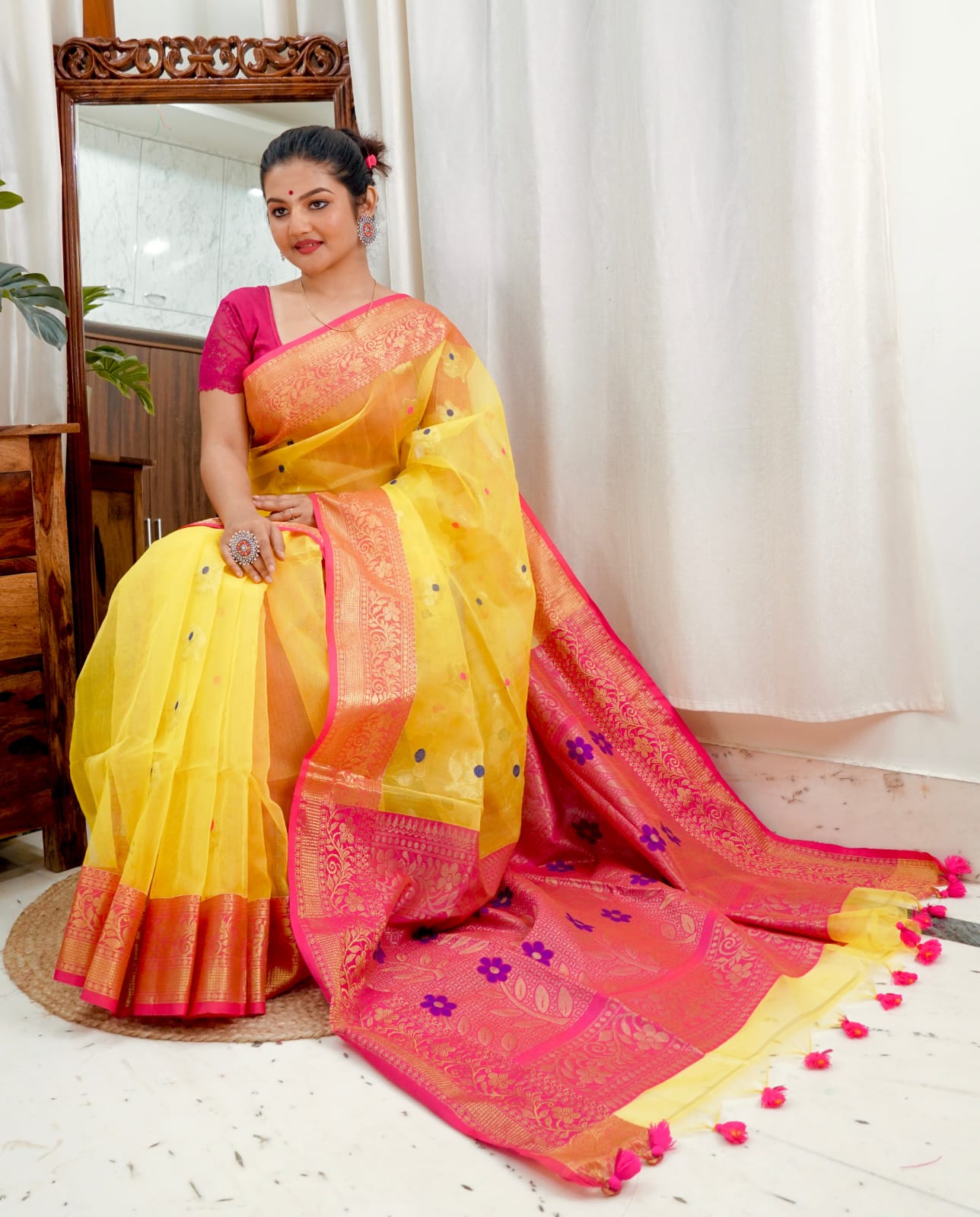 Reshom Banarasi Silk Saree