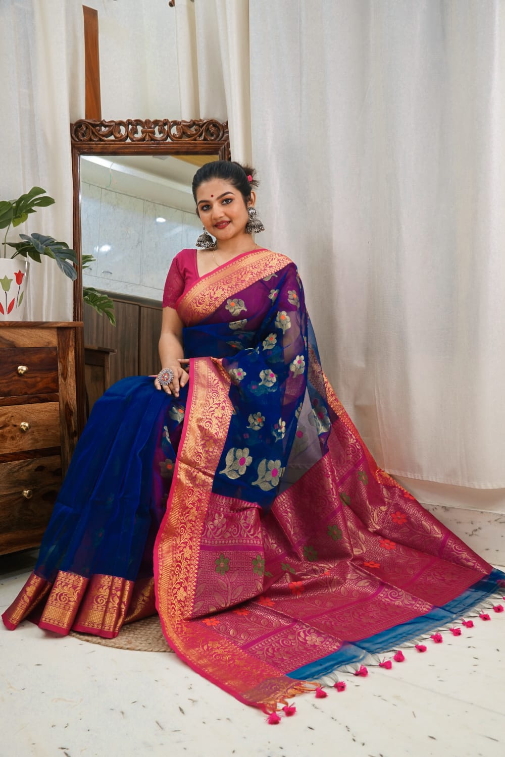 Reshom Banarasi Silk Saree