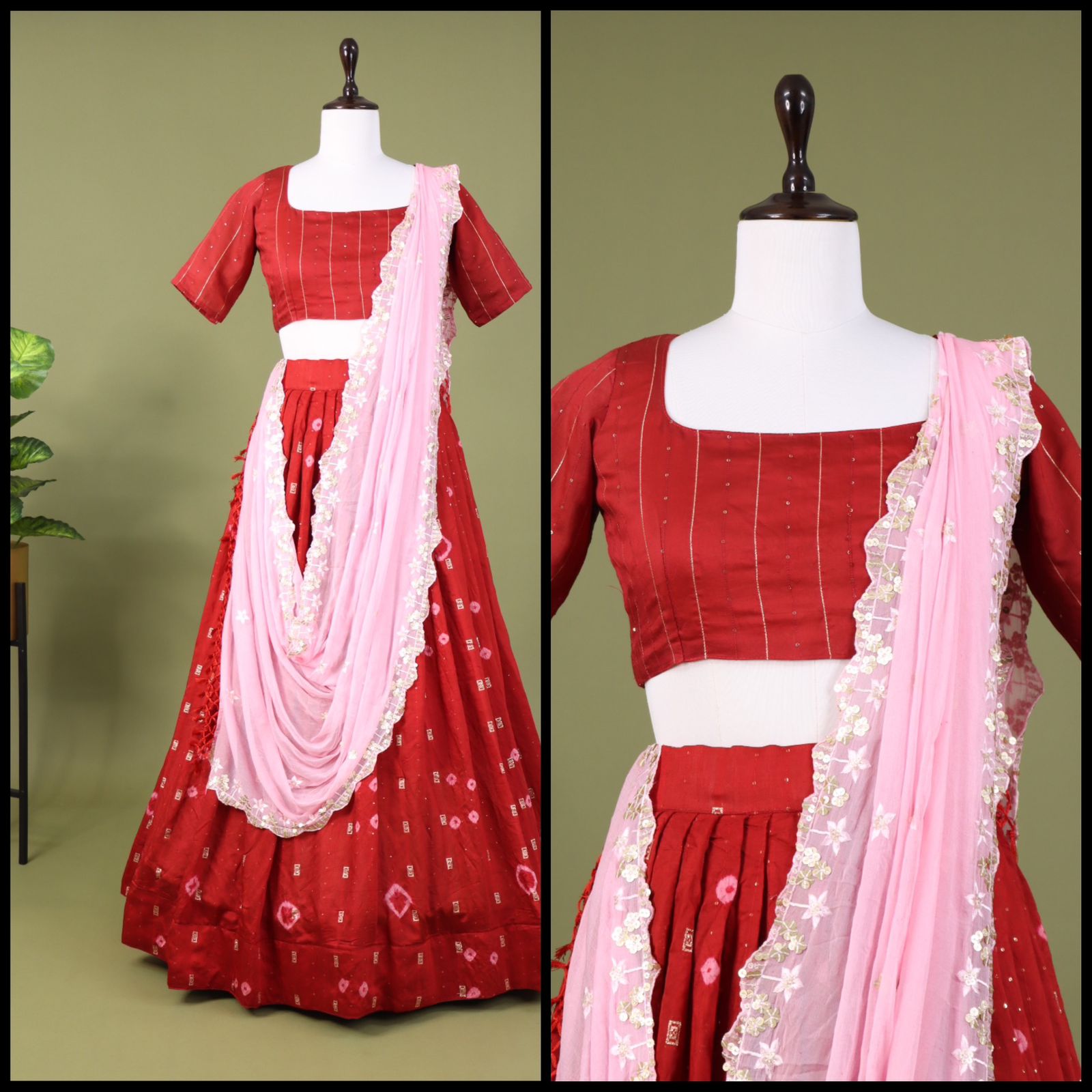 Banarasi Cotton Lehenga Choli Gray Dupatta Black Women New Designer Festive  | eBay